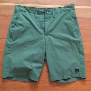 Billabong Green Flat Front Shorts